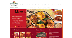 Desktop Screenshot of culinaryfarms.com